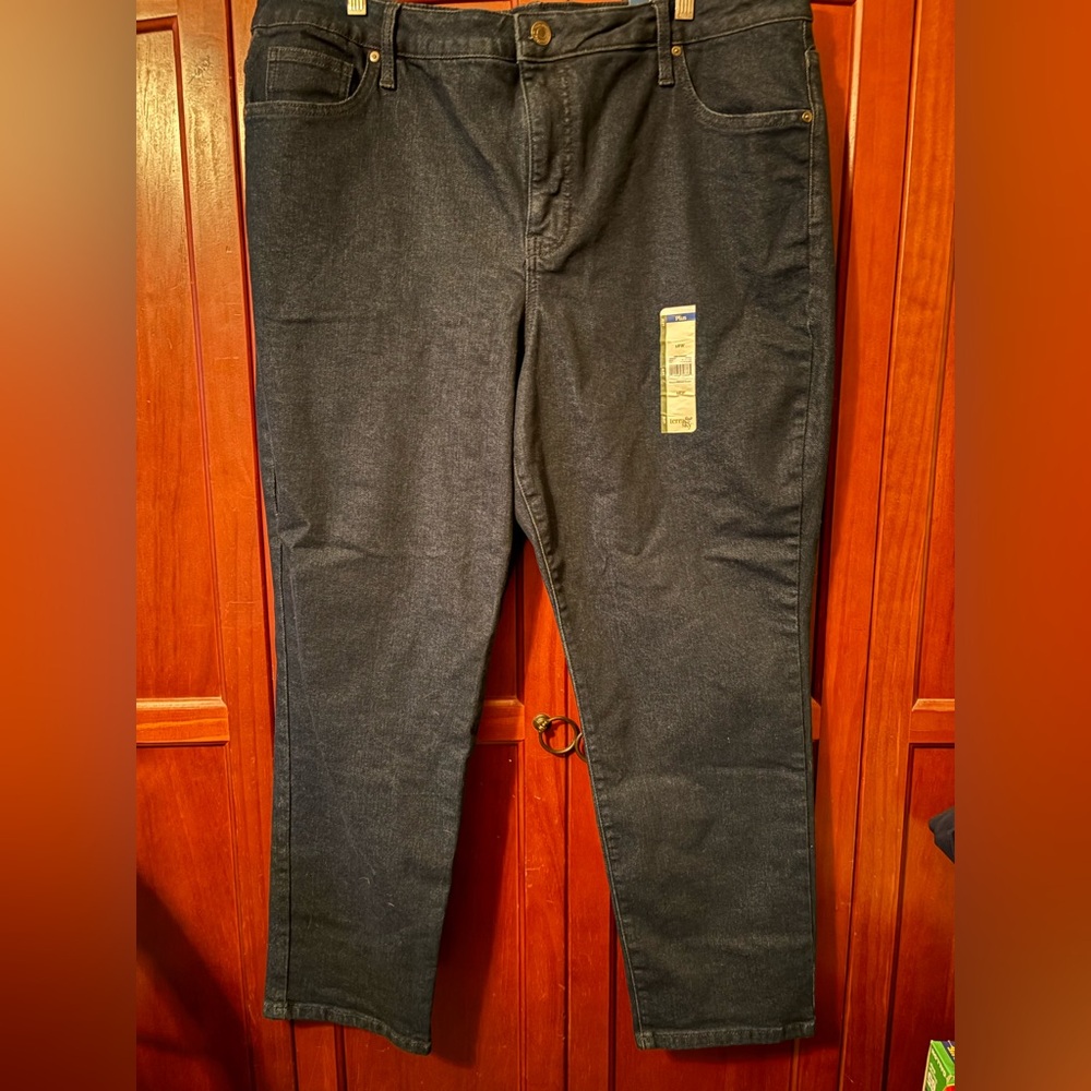 Terra & Sky Dark Blue Jeans #1684